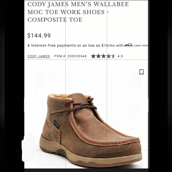 Cody James | Shoes | New Cody James Wallabee Compose Moc Toe W Red ...